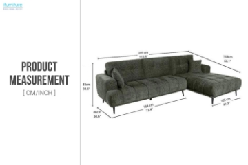 Picture of LAWTON Fabric Sectional Sofa