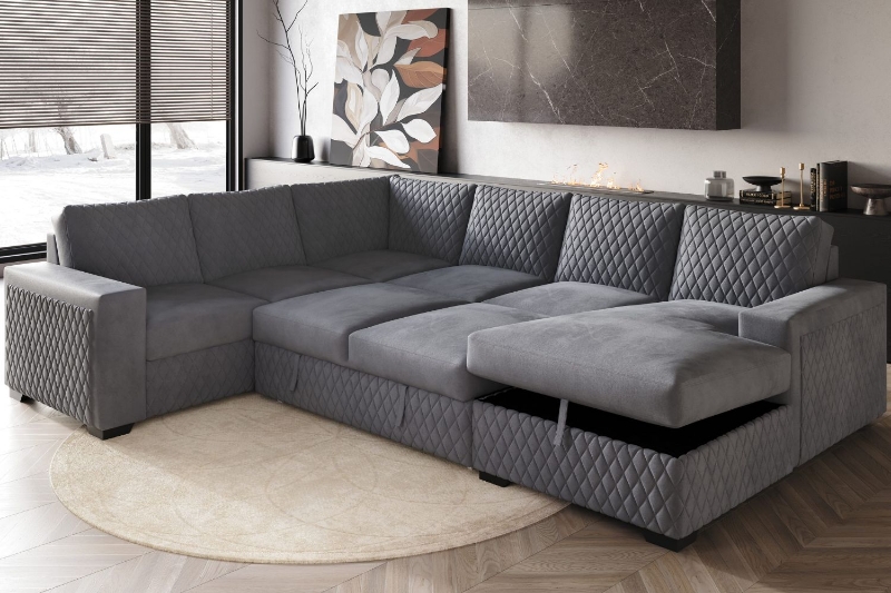 Modular sofa with pull out bed hotsell