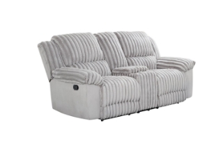 Picture of SELINNA Corduroy Manual Reclining Sofa Range (Mink) - Loveseat with Cup Holders and Storage (2RRC)