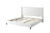 Picture of TIFFANY Fabric Upholstered & Button-Tufted Bed Frame in Double/Queen Sizes