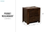 Picture of MALAGA 2-Drawer Nightstand (Walnut)