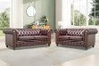 Picture of WILLIFORD 100% Genuine Leather Chesterfield Sofa Range (Maroon)
