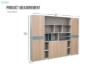 Picture of FOCUS Office System Bookshelf & Display Unit  (94.5"x78.7")