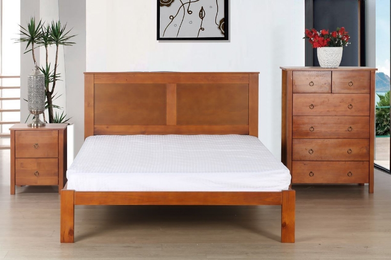 Picture of METRO 3PC Bedroom Combo Set in Queen Size (Honey)
