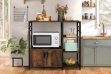 Picture of CARTER 2-Door Kitchen Cabinet with Shelf (35.5"x33.5"x15.5")