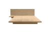 Picture of YUKI 2PC Japanese Low Height Bed Frame Combo Set with Headboard - Eastern King
