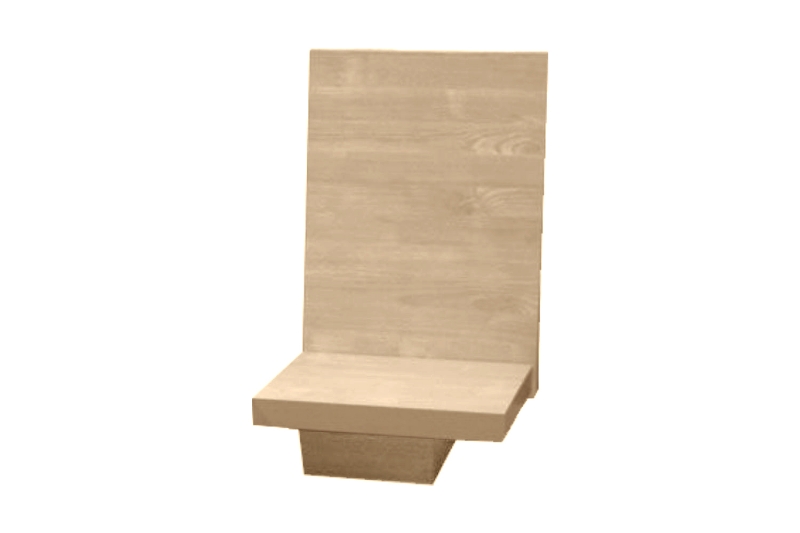 Picture of YUKI Nightstand With Back Panel
