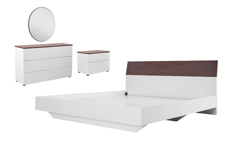 Picture of OLGA Bedroom Combo Set in Queen Size - 4PC Combo