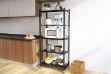 Picture of NNEVL 62"x28" 5-Tier Foldable Shelves with Wheels