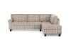 Picture of ROUSSO Fabric Sectional Sofa (Brown) - Chaise Facing Right