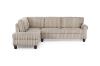 Picture of ROUSSO Fabric Sectional Sofa (Brown) - Chaise Facing Right