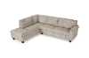 Picture of ROUSSO Fabric Sectional Sofa (Brown) - Chaise Facing Right