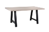 Picture of SYNERGYPLUS Dining Table with A-Frame Metal Legs (Champagne) - 71"x35.5"
