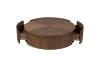 Picture of SKARA Genuine Walnut Veneer Round Coffee Table