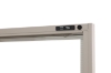 Picture of STARK Steel Frame 31.5"x71" 2-Door Transparent Glass Display Cabinet (Cream)