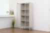 Picture of STARK Steel Frame 31.5"x71" 2-Door Transparent Glass Display Cabinet (Cream)