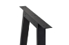 Picture of SYNERGYPLUS Modular Dining System - 63"/71"/78.5" Thick Table Top in 4 Colors with A-Frame Metal Legs