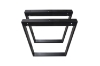 Picture of SYNERGYPLUS Modular Dining System - 63"/71"/78.5" Thick Table Top in 4 Colors with Trapezoid Metal Legs