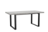 Picture of SYNERGYPLUS Dining Table with Square Metal Legs (Cement Grey) - 63"x35.5"