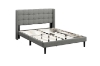 Picture of SONOMA Fabric Bed Frame (Light Grey) - Queen