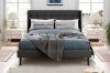 Picture of SONOMA Fabric Bed Frame (Dark Grey) - Queen