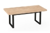 Picture of SYNERGYPLUS Dining Table with Square Metal Legs (Natural Oak) - 63"x35.5"
