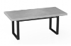 Picture of SYNERGYPLUS Dining Table with Square Metal Legs (Cement Grey) - 63"x35.5"
