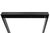 Picture of SYNERGYPLUS Dining Table with Square Metal Legs (Cement Grey) - 63"x35.5"
