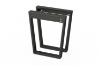 Picture of SYNERGYPLUS Dining Table with Trapezoid Metal Legs (Champagne) - 78.5"x39.5"