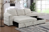 Picture of CHANEL Fabric Sectional Sofa Bed with Storage - Chaise Facing Right