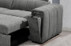 Picture of ABIGAIL Fabric Corner Sofa Bed with Storage - Chaise Facing Right