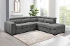 Picture of ABIGAIL Fabric Corner Sofa Bed with Storage - Chaise Facing Right
