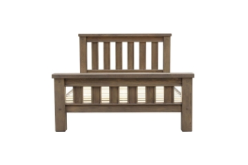 Picture of WESTMINSTER Solid Oak Bed Frame (Classic Walnut) -  Eastern King