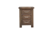 Picture of WESTMINSTER 3-Drawer Solid Oak Bedside Table (Classic Walnut)