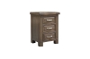 Picture of WESTMINSTER 3-Drawer Solid Oak Nightstand (Classic Walnut)