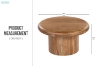 Picture of IRINA D23.5" Solid Acacia Wood Round Coffee Table
