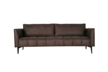 Picture of BARTLET Air Leather 3 Seater Sofa (Chocolate)