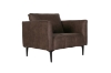 Picture of BARTLET Air Leather Sofa Range (Chocolate) - Armchair+Loveseat+Sofa Set