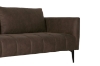 Picture of BARTLET Chocolate Air Leather Sofa Range - Armchair+Loveseat+Sofa Set