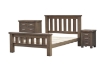 Picture of WESTMINSTER Solid Oak Bedroom Combo (Classic Walnut) - 4PC Queen Size
