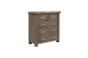 Picture of WESTMINSTER Solid Oak Bedroom Combo (Classic Walnut) - 4PC Eastern King Size