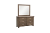 Picture of WESTMINSTER Solid Oak Bedroom Combo (Classic Walnut) - 4PC Eastern King Size
