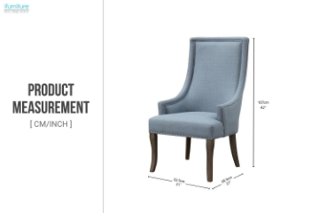 Picture of RENATA Solid Wood High Back Chair