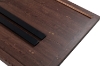 Picture of SYNERGYPLUS Modular Dining System - 63"/71"/78.5" Thick Table Top in 4 Colors with Trapezoid Metal Legs