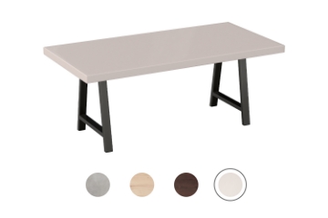 Picture of SYNERGYPLUS Dining Table with A-Frame Metal Legs (Champagne) - 71"x35.5"