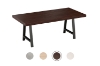 Picture of SYNERGYPLUS Dining Table with A-Frame Metal Legs (Walnut) - 78.5"x39.5"