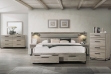 Picture of WESTDEN 3PC/6PC Bedroom Combo Set in Queen/King Size (Grey)