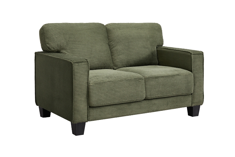 Picture of HERBERT Corduroy Sofa Range (Green) - 2 Seater (Loveseat)