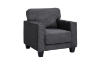 Picture of HERBERT Corduroy Sofa Range (Grey) - 3 Seater (Sofa)