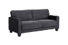 Picture of HERBERT Corduroy Sofa Range (Grey) - 3 Seater (Sofa)